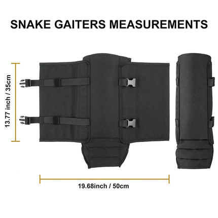 FangGora Snake Gaiters | Heavy-Duty 1000D Fang-Proof Leg Armor
