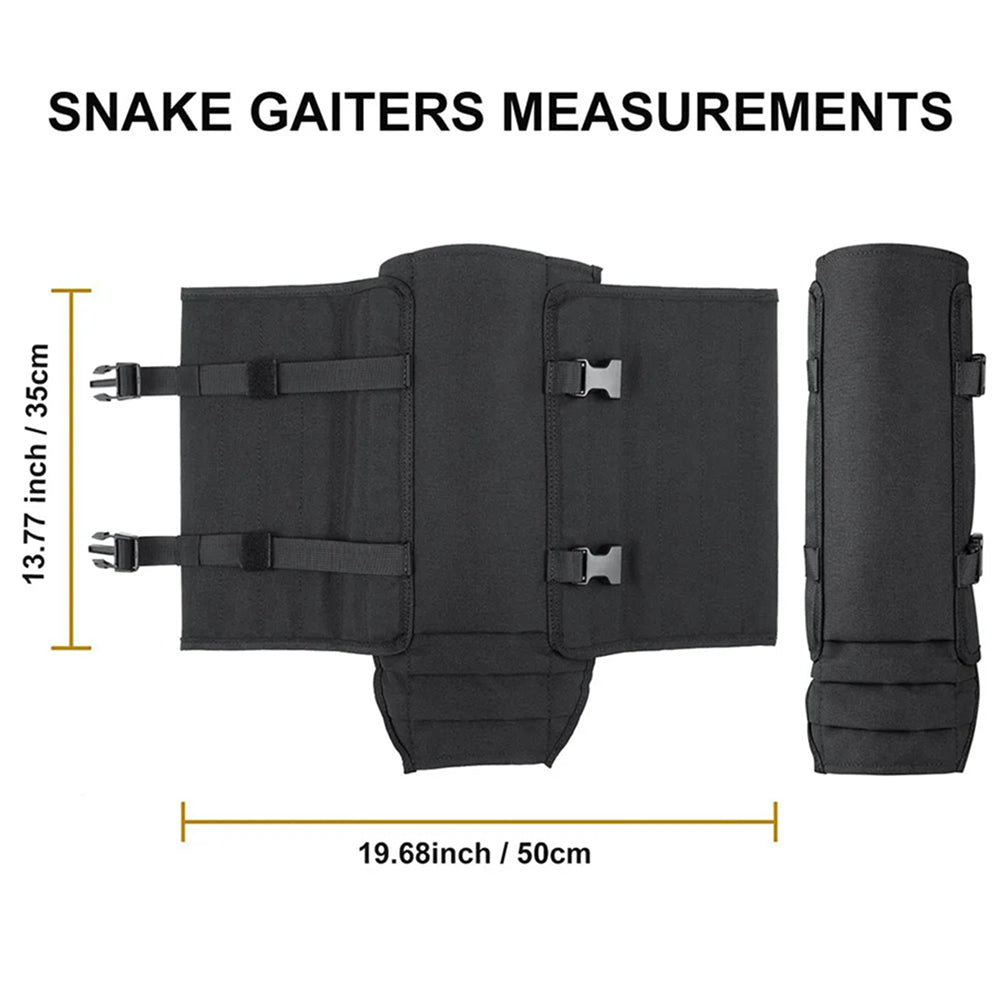 FangGora Snake Gaiters | Heavy-Duty 1000D Fang-Proof Leg Armor