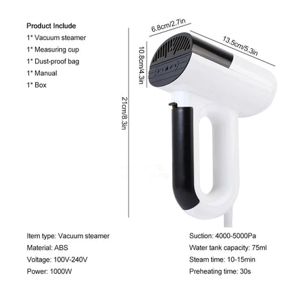 KreaSax Handheld Triple-Action Iron with Vacuum Adsorption