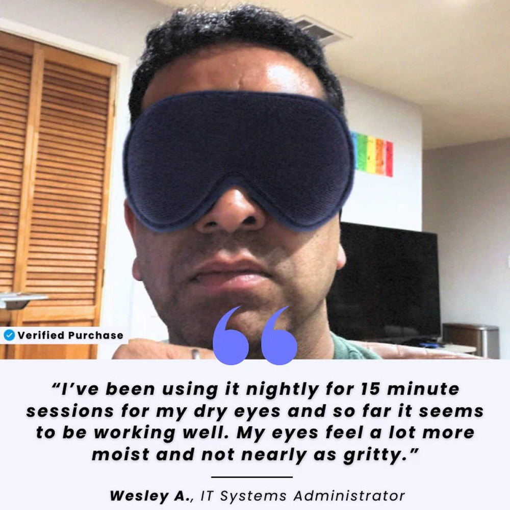 AizeNoras Blackout Sleep Mask with 360 Shading