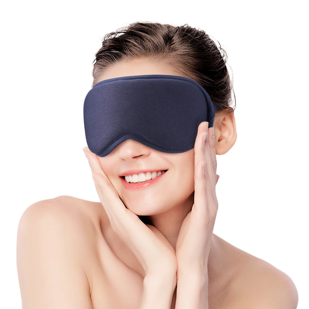 AizeNoras Blackout Sleep Mask with 360 Shading