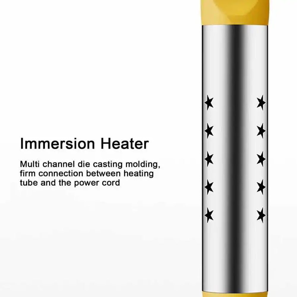 AquaFlari 2500W Portable Bathtub Immersion Water Heater with Anti-Scald Guard