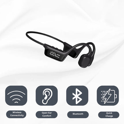 AudiBonex Bone Conduction Headphones | Open-Ear Wireless Audio