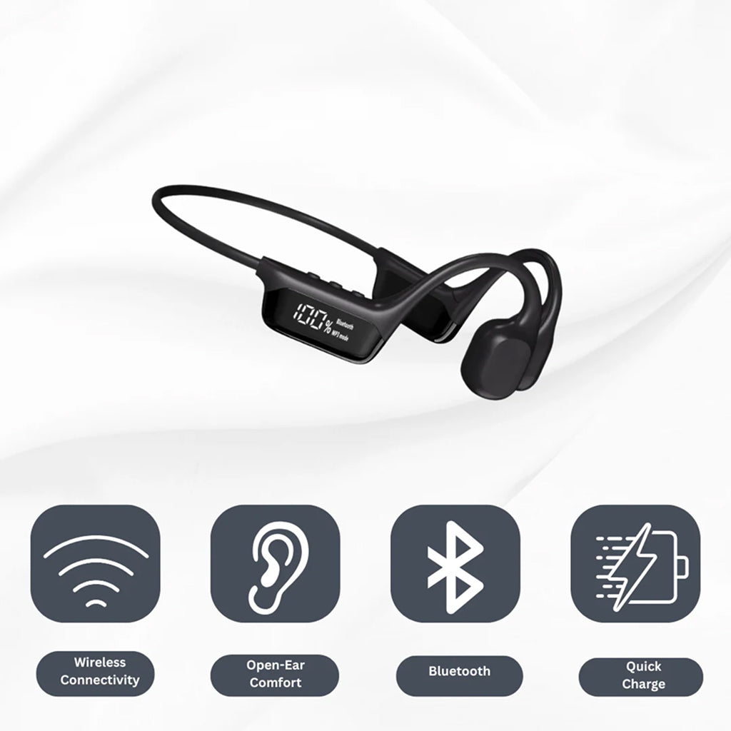 AudiBonex Bone Conduction Headphones | Open-Ear Wireless Audio