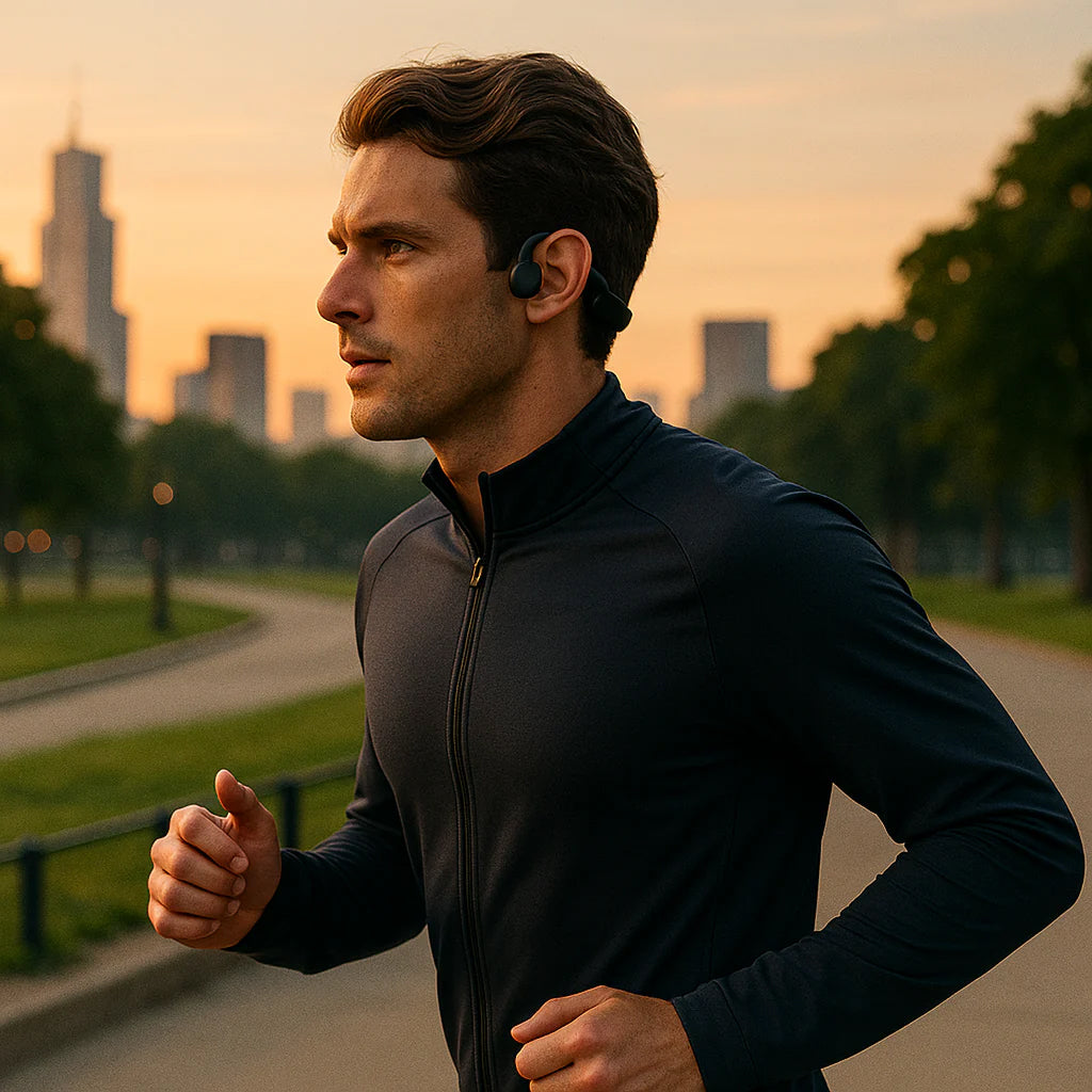 AudiBonex Bone Conduction Headphones | Open-Ear Wireless Audio