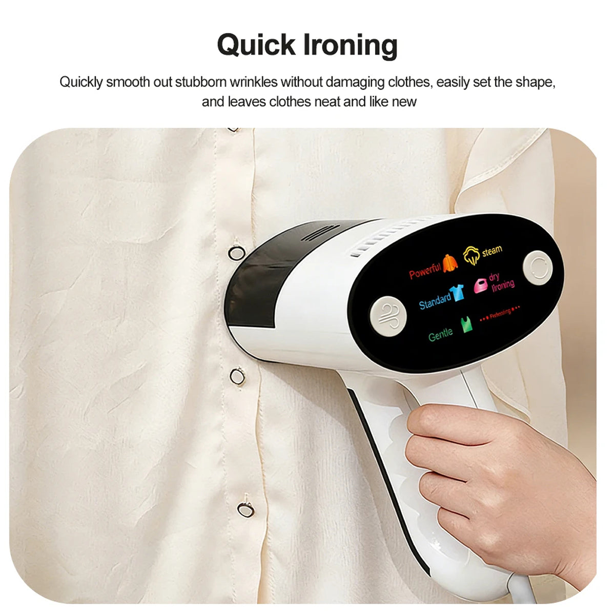 KreaSax Handheld Triple-Action Iron with Vacuum Adsorption