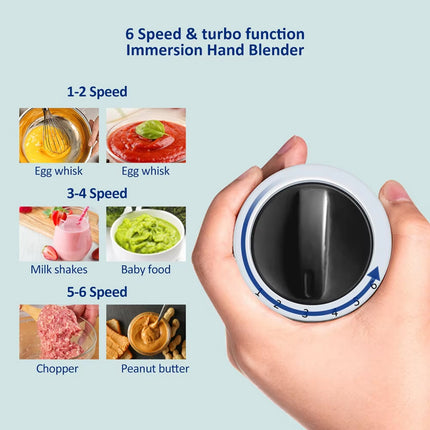 BlenDorie Professional 5-in-1 Immersion Blender with 1200W Motor
