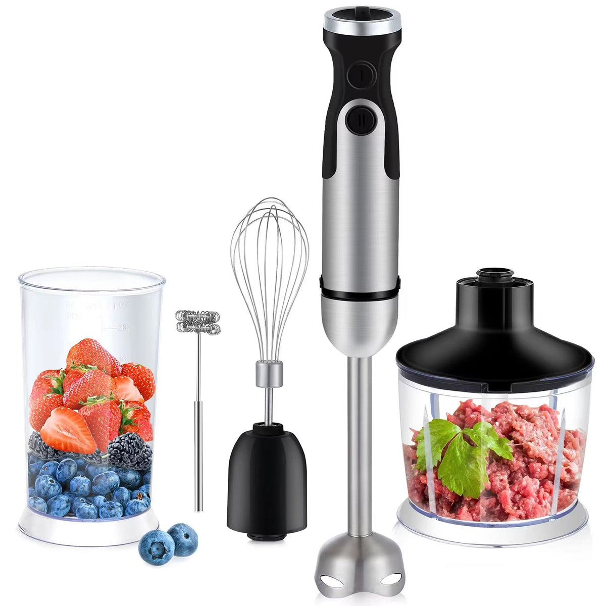 BlenDorie Professional 5-in-1 Immersion Blender with 1200W Motor