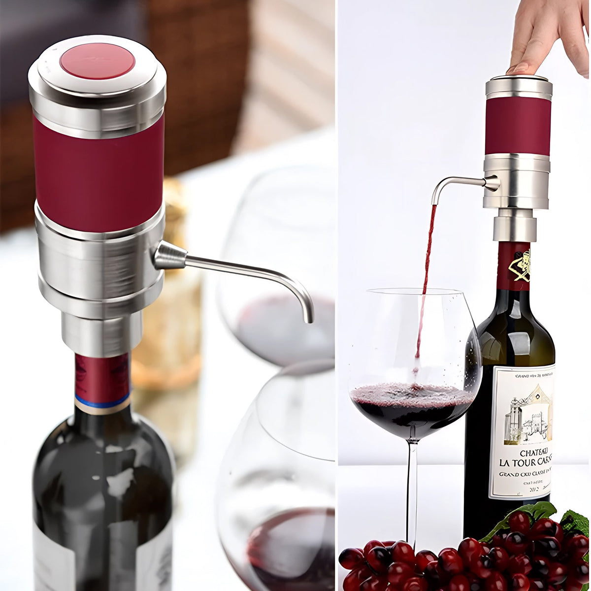 BreuVexi Instant Wine Aerator and 30-Day Vacuum Preservation System