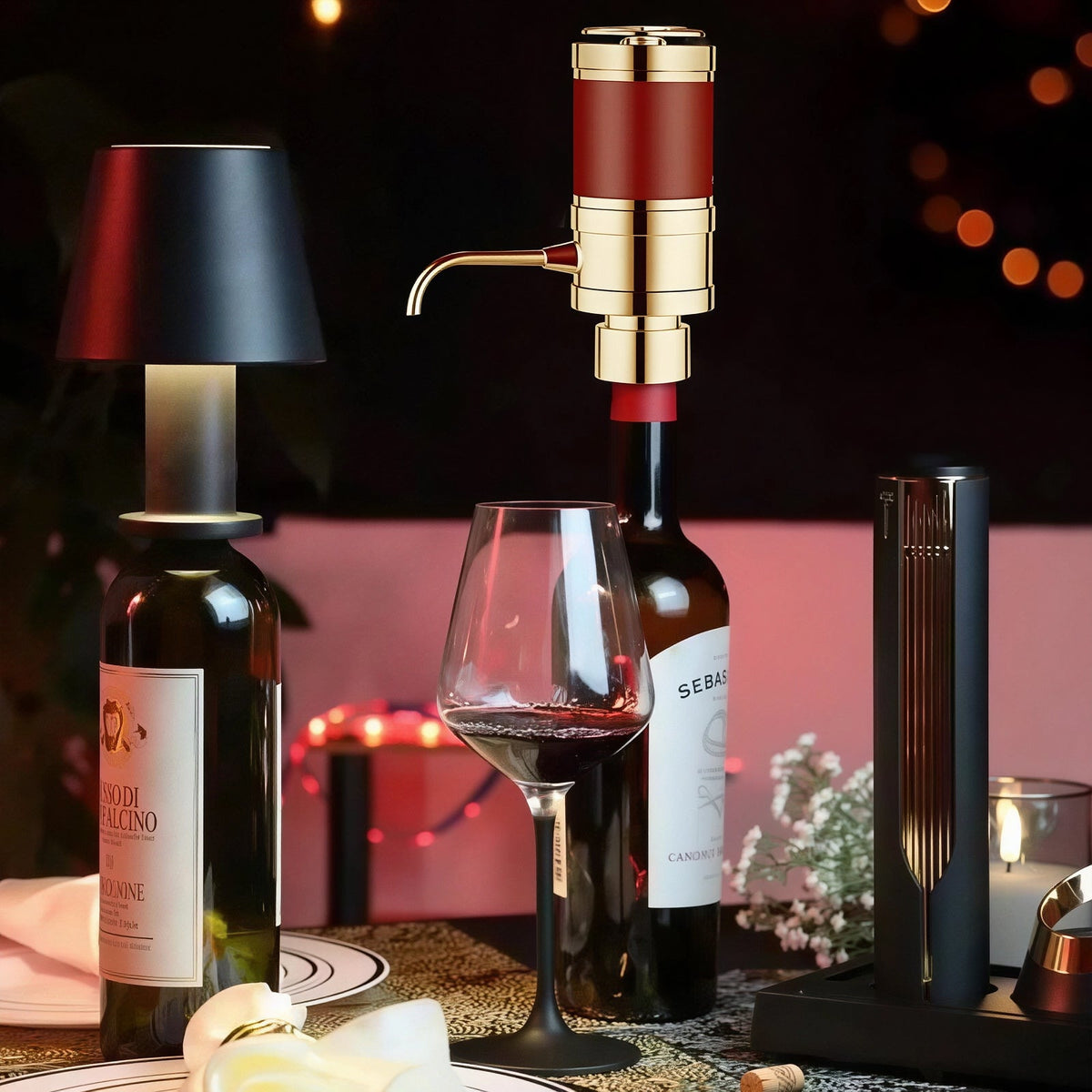 BreuVexi Instant Wine Aerator and 30-Day Vacuum Preservation System