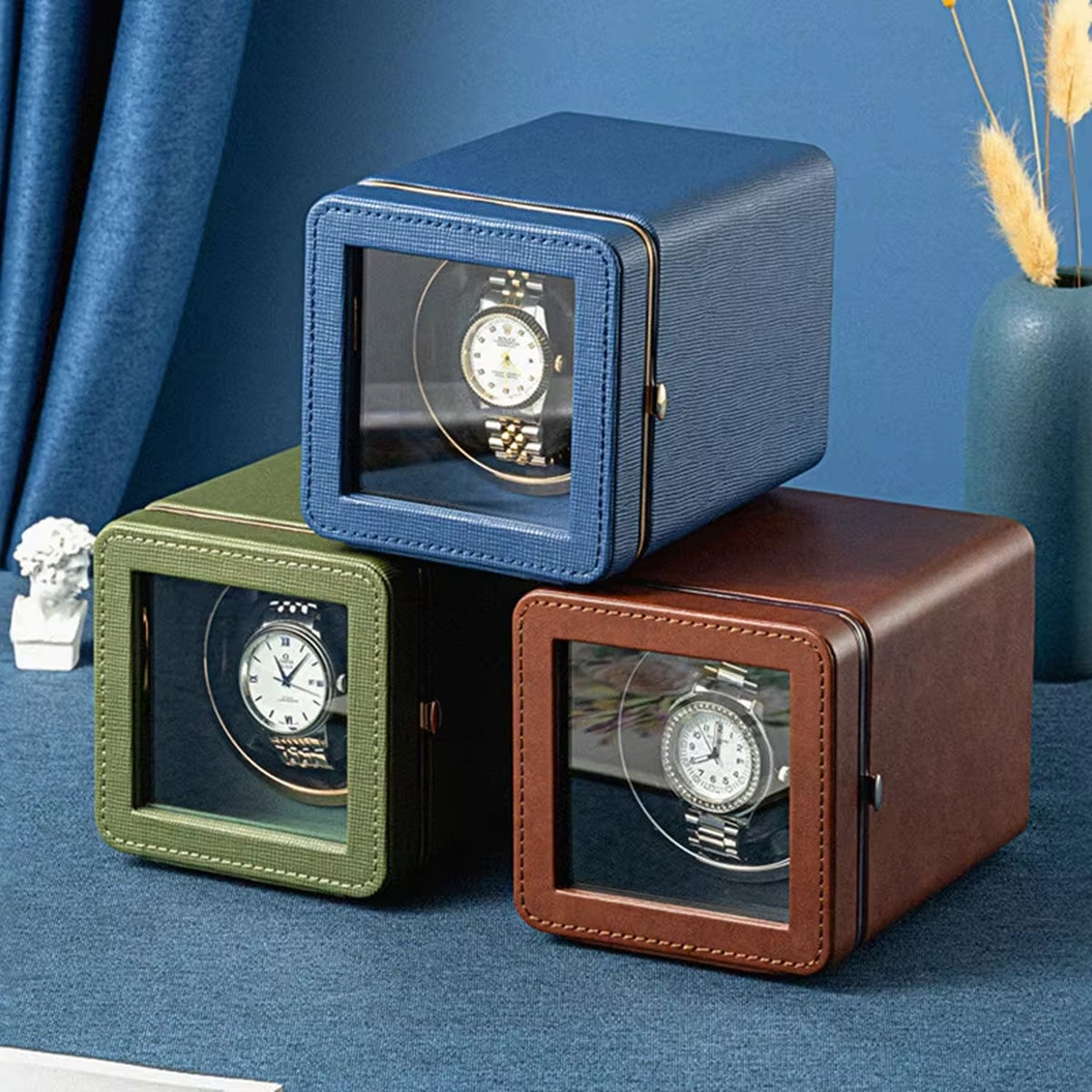 ChroniNova Automatic Watch Winder with 5 Modes and Silent Motor
