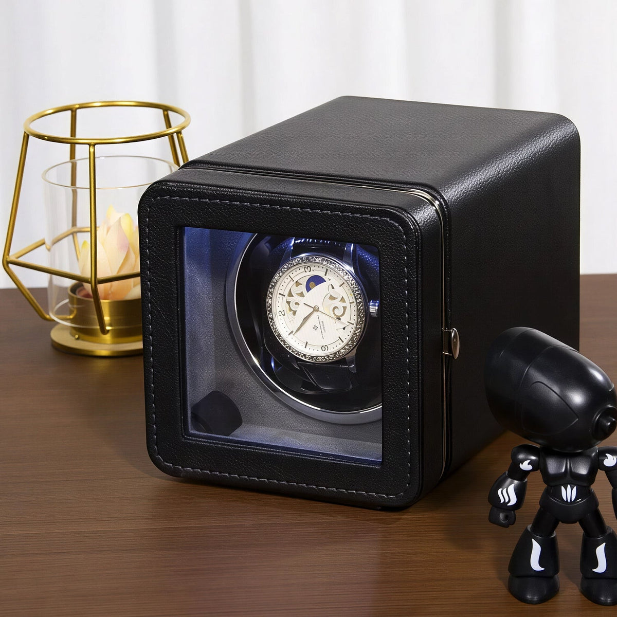 ChroniNova Automatic Watch Winder with 5 Modes and Silent Motor