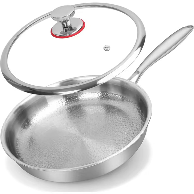 Crisporia Hammer-Forged Non-Stick Titanium Frying Pan