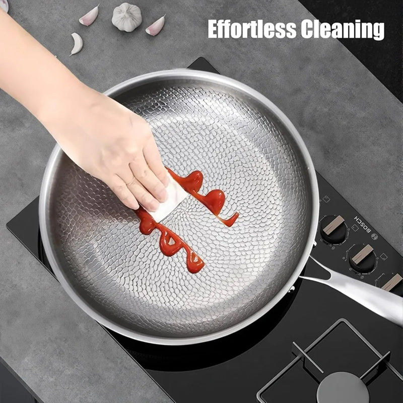 Crisporia Hammer-Forged Non-Stick Titanium Frying Pan