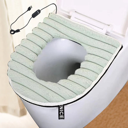 CushieFlow USB Heated Toilet Seat Cushion Cover