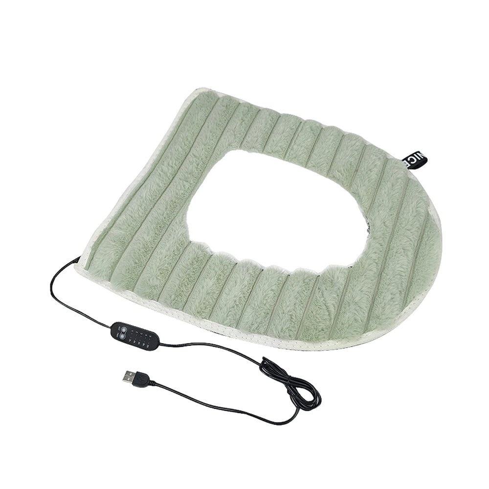 CushieFlow USB Heated Toilet Seat Cushion Cover