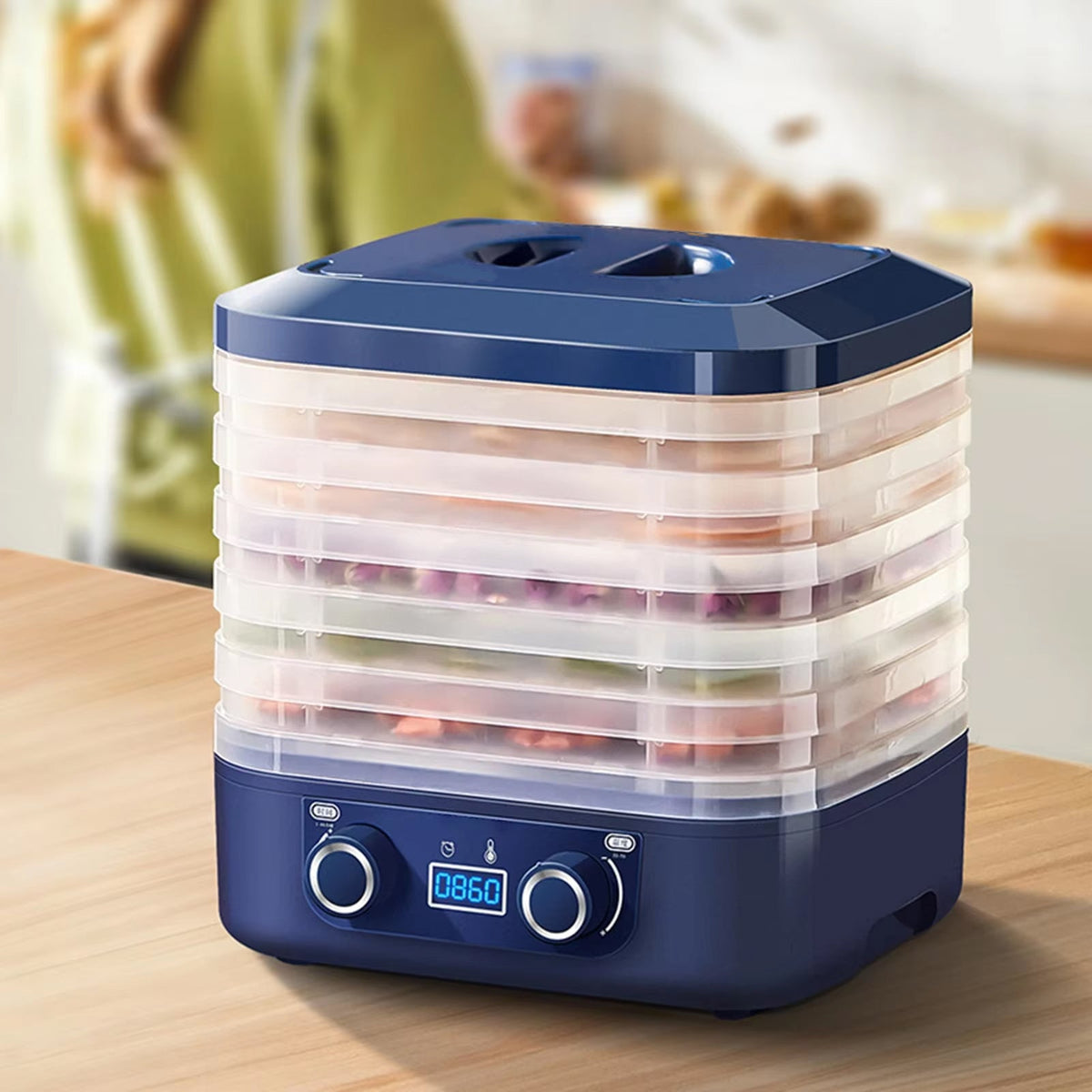 Dehyvex 5-Tray Professional Food Dehydrator for Jerky & Fruit