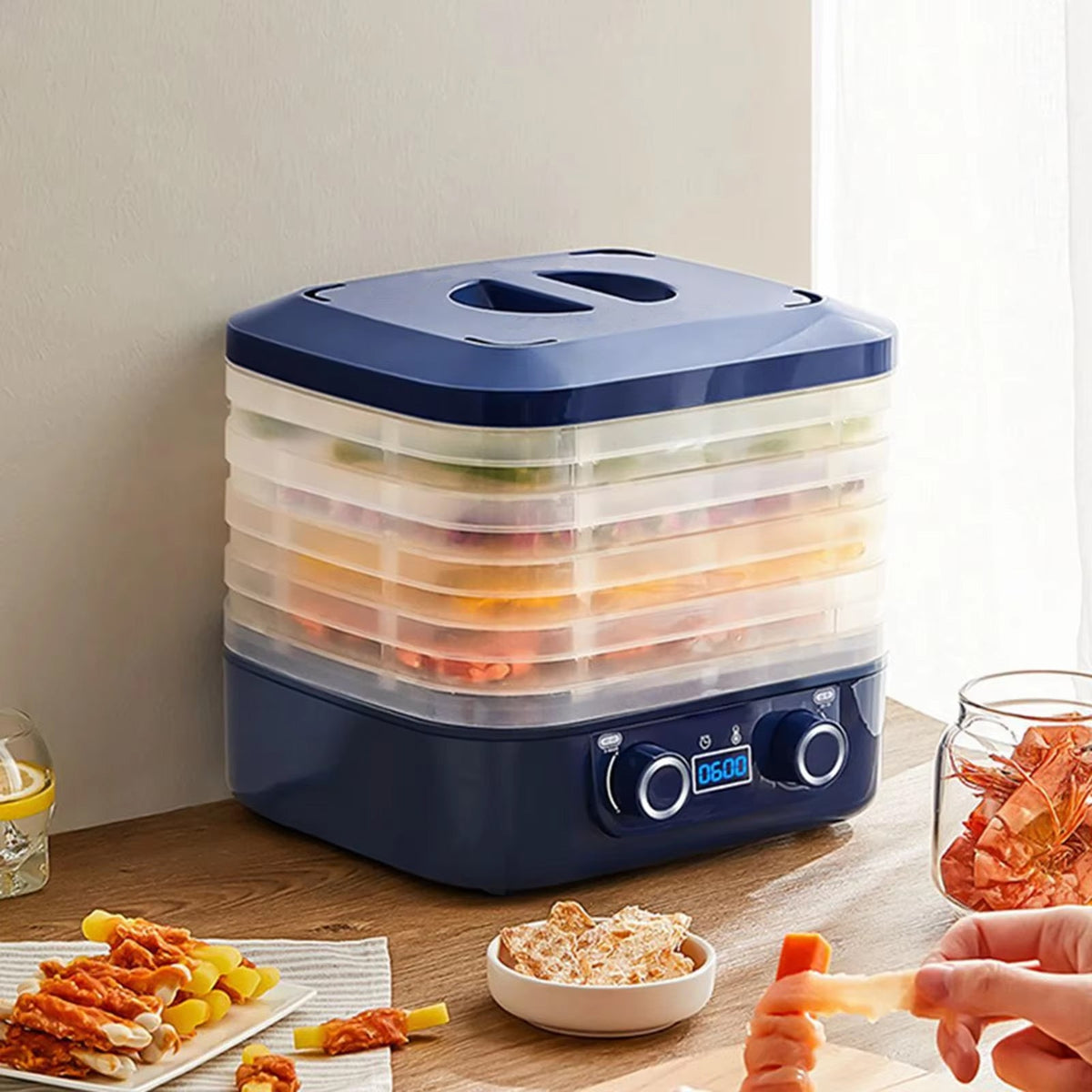 Dehyvex 5-Tray Professional Food Dehydrator for Jerky & Fruit
