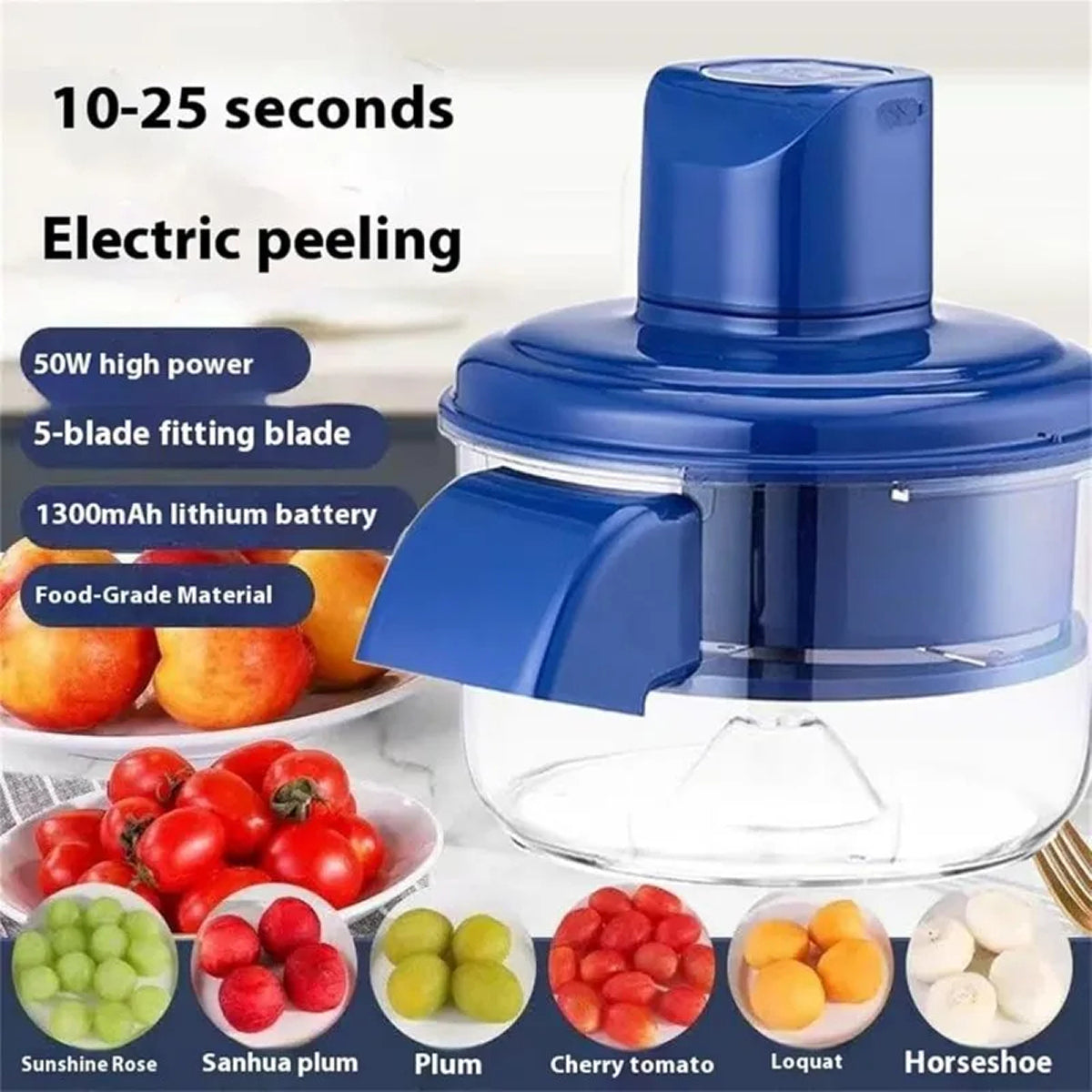 DeskiNax Automatic Peeling Machine for Grapes and Garlic