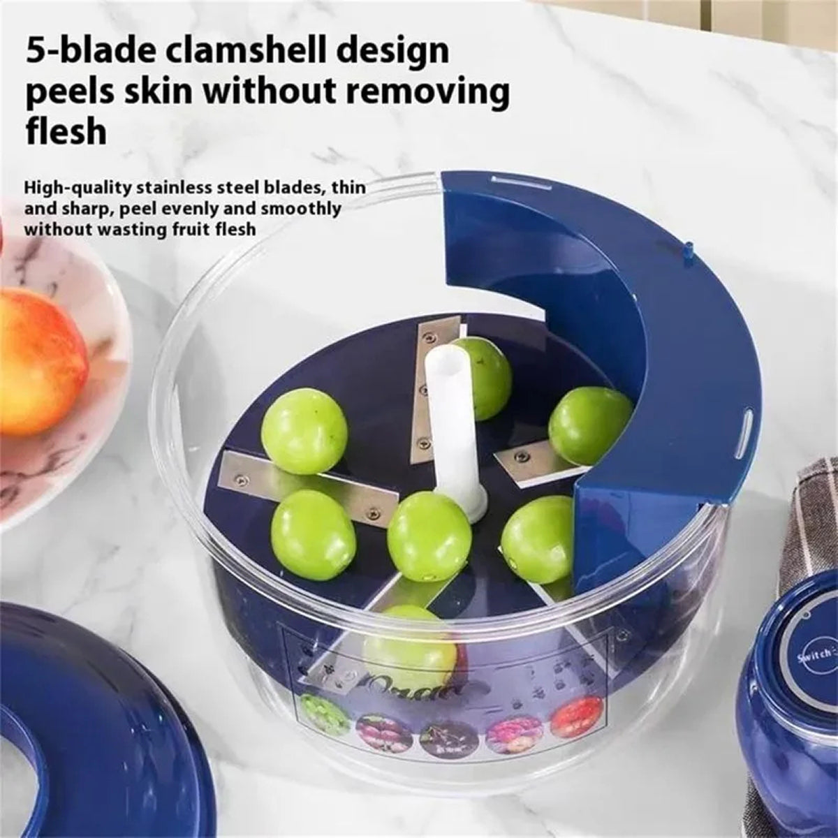 DeskiNax Automatic Peeling Machine for Grapes and Garlic