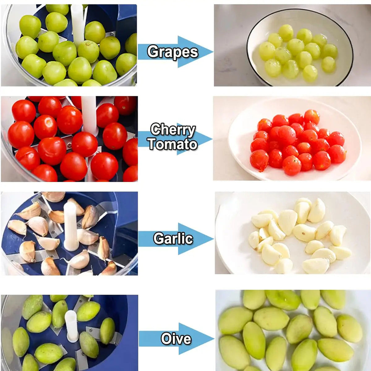 DeskiNax Automatic Peeling Machine for Grapes and Garlic