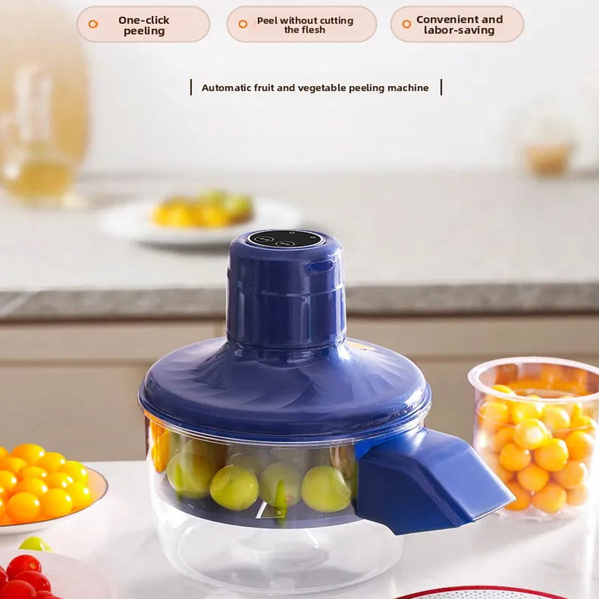 DeskiNax Automatic Peeling Machine for Grapes and Garlic