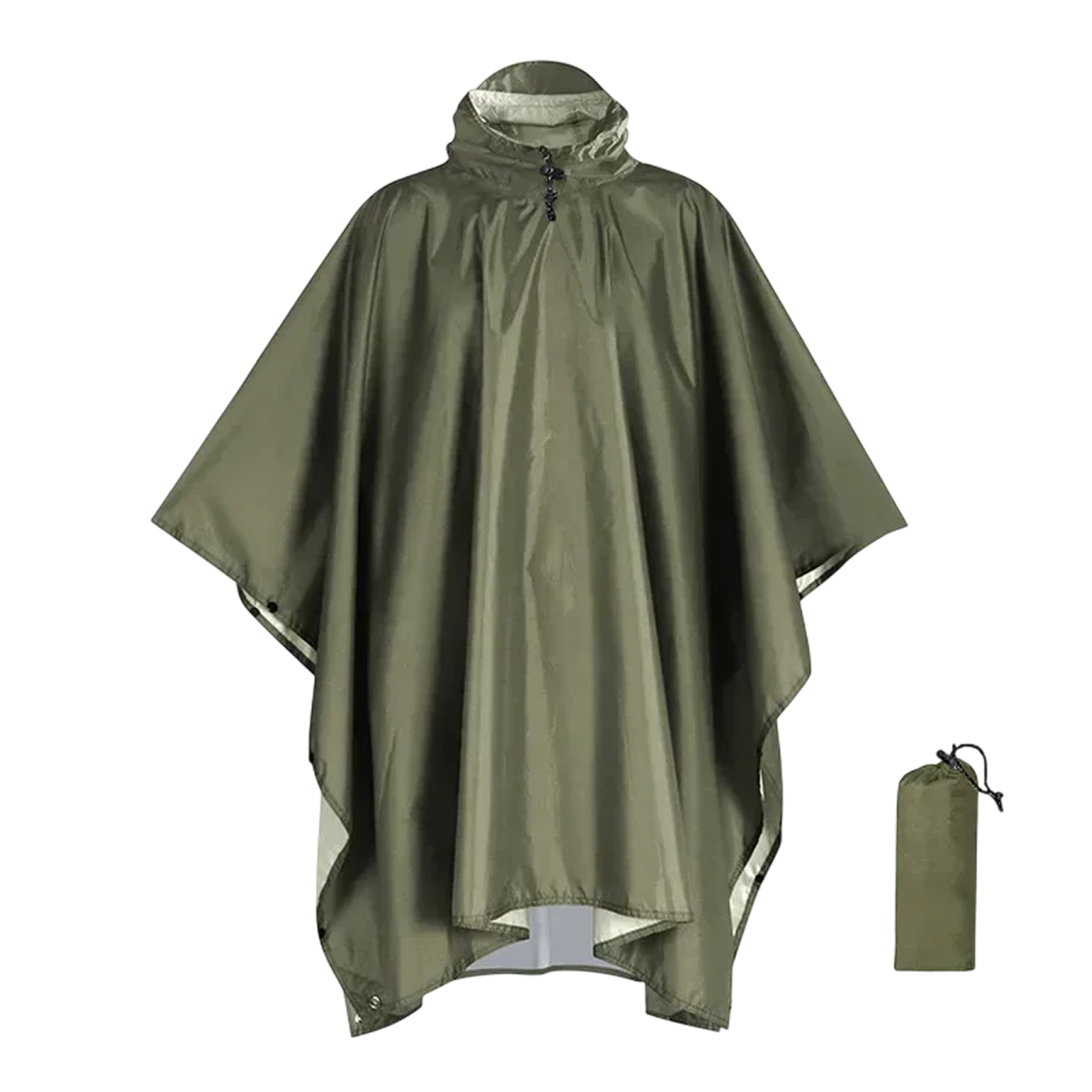 DryeeVox 3-in-1 Military Ripstop Rain Poncho
