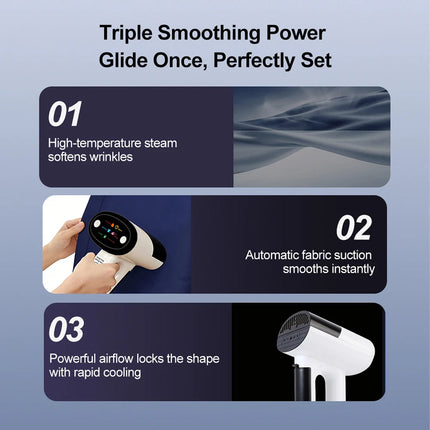 KreaSax Handheld Triple-Action Iron with Vacuum Adsorption