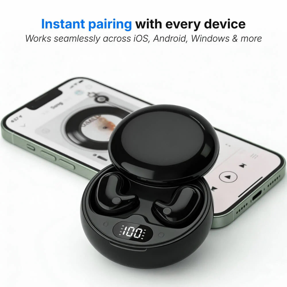 EarySoft Ergonomic 3.9g Comfort Earbuds with Bluetooth 5.3