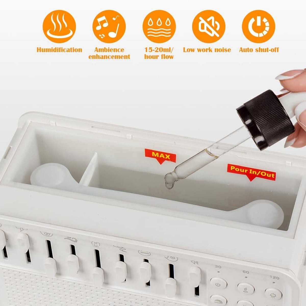 EryHush 4-in-1 Sleep Sound Machine and Humidifier