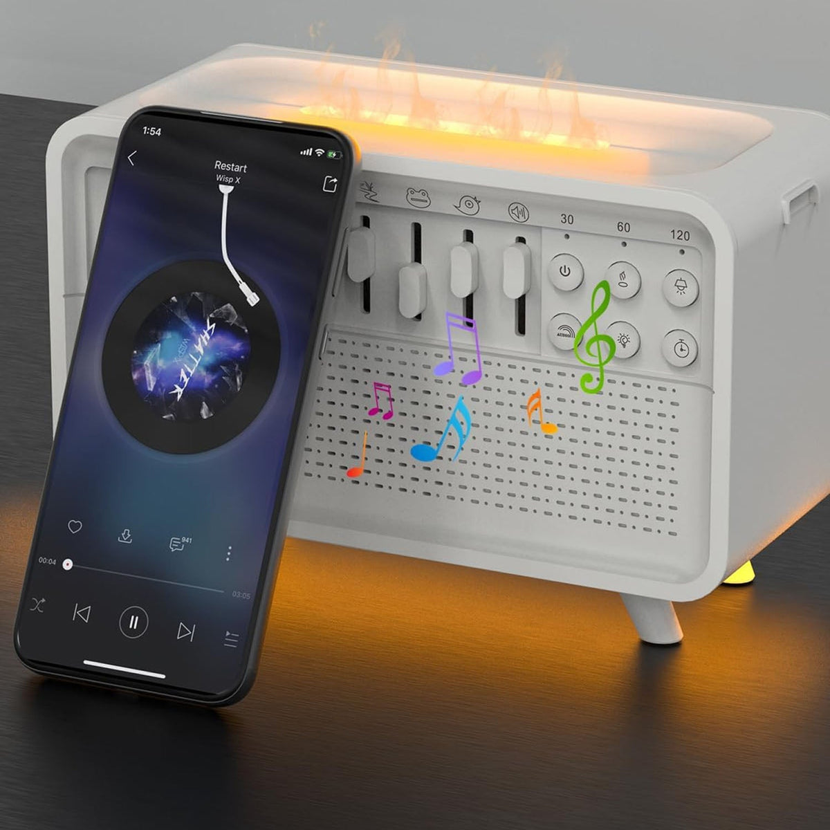 EryHush 4-in-1 Sleep Sound Machine and Humidifier