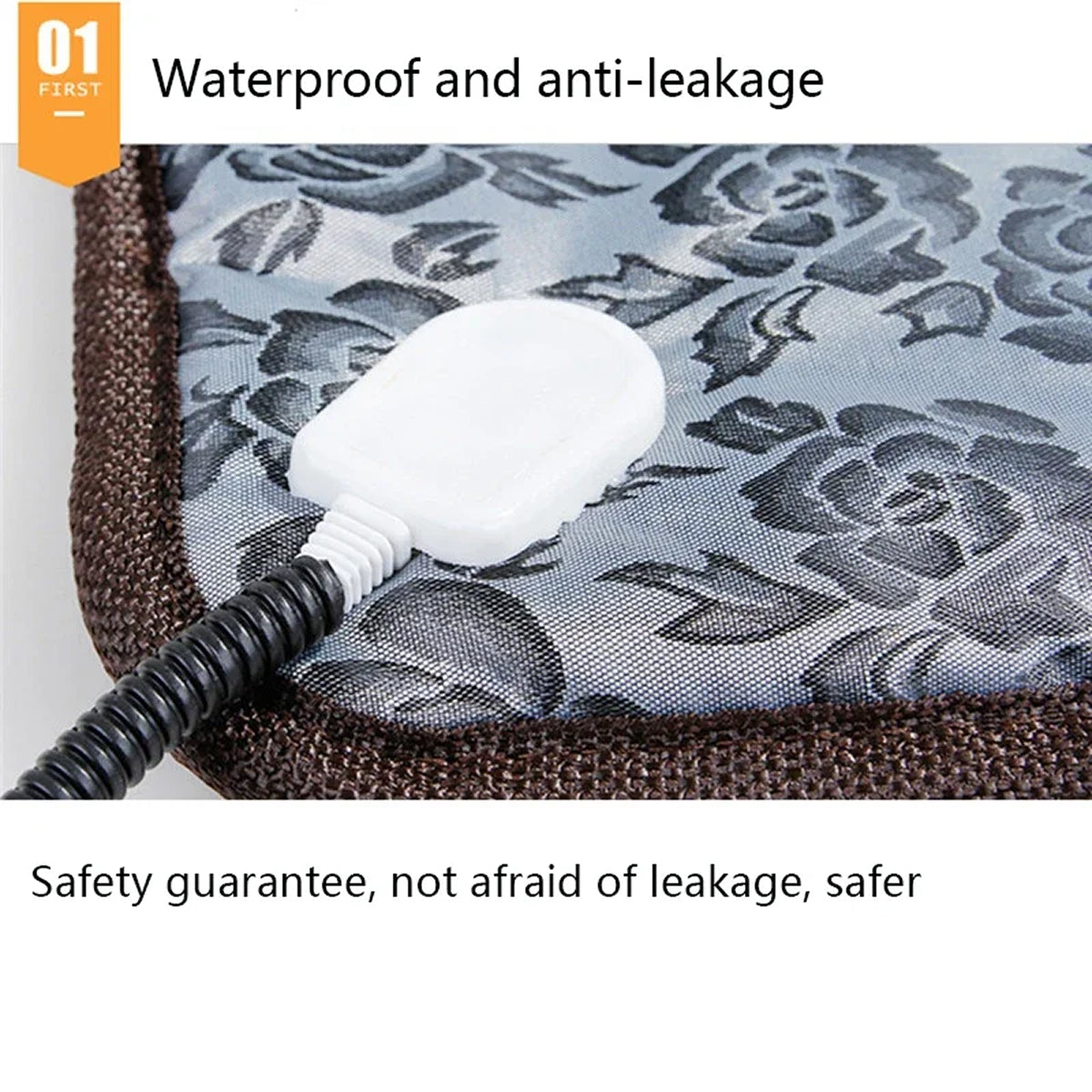 Firopup Pet Heat Pad | Waterproof Warming Mat with Anti-Bite Cord
