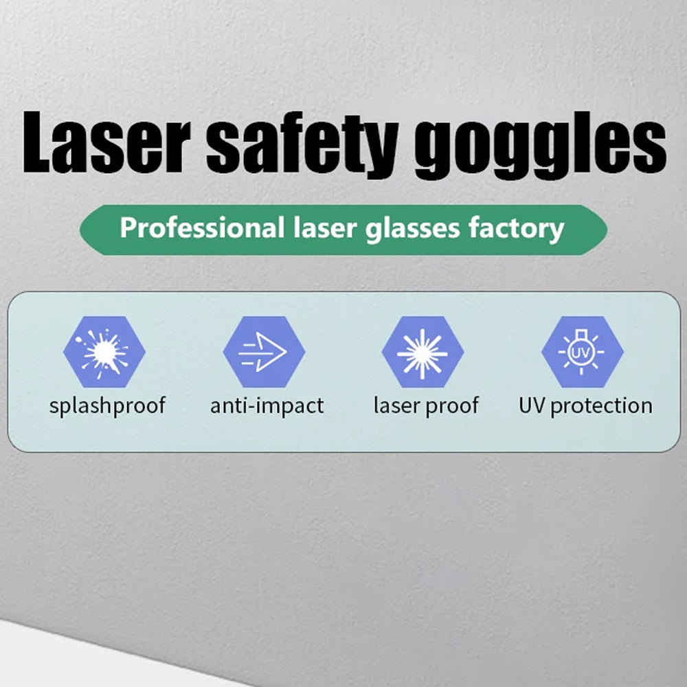 FotoNixex Professional Laser Safety Glasses for Fiber, YAG, and CO2