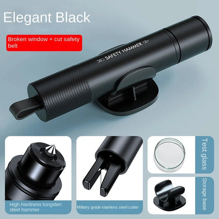 GlasiTeki 2-in-1 Car Escape Tool and Seatbelt Cutter