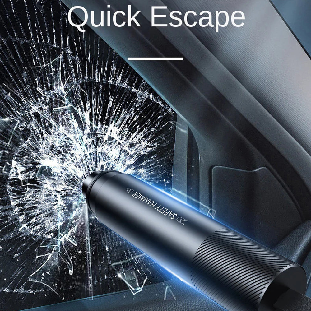 GlasiTeki 2-in-1 Car Escape Tool and Seatbelt Cutter