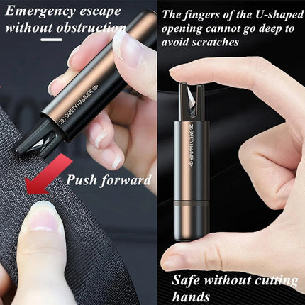 GlasiTeki 2-in-1 Car Escape Tool and Seatbelt Cutter