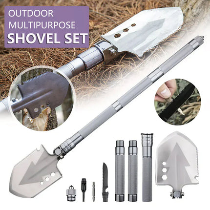 GraviRik Military-Grade Tactical Survival Shovel & Multi-Tool