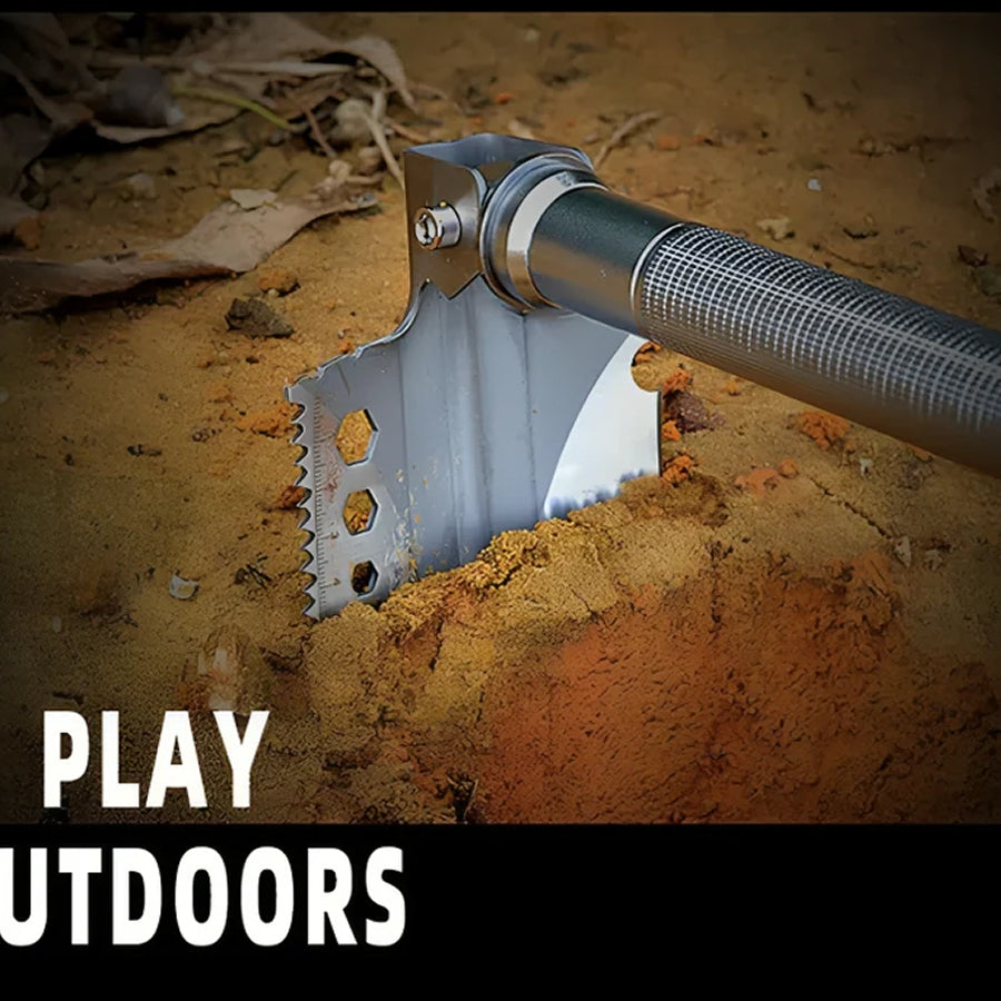 GraviRik Military-Grade Tactical Survival Shovel & Multi-Tool