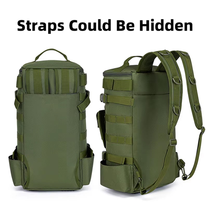 GripiLoft Tactical Fishing Backpack with Rod Holders
