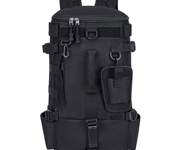 backpack fishing rod and reel GripiLoft Tactical with Holders – LuviaMax Diamond Fishing Hook Sharpener The optional gimbal cross Color:Granite Gray Clear-UP