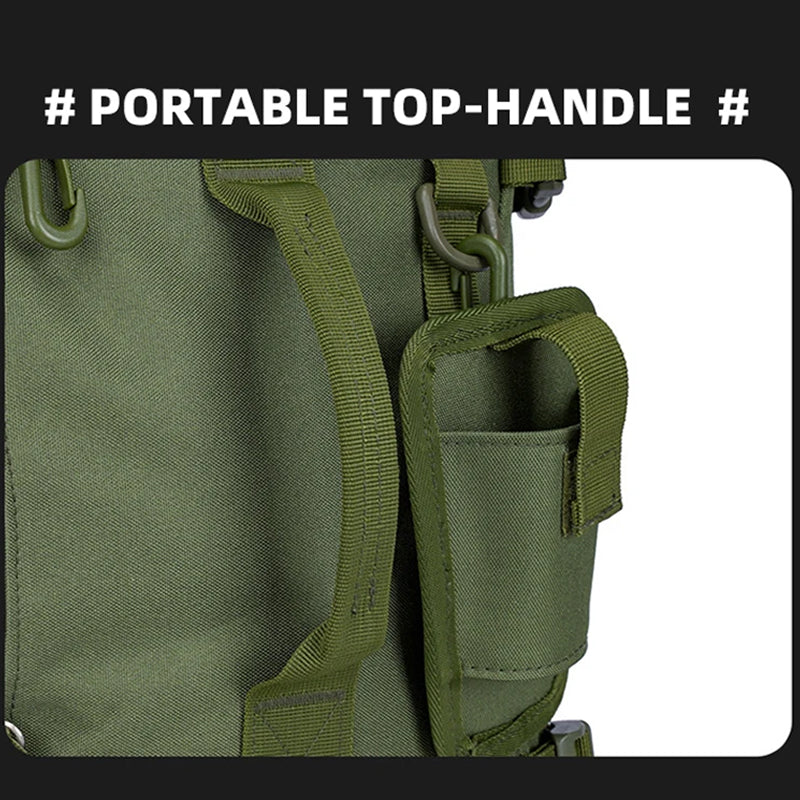 GripiLoft Tactical Fishing Backpack with Rod Holders