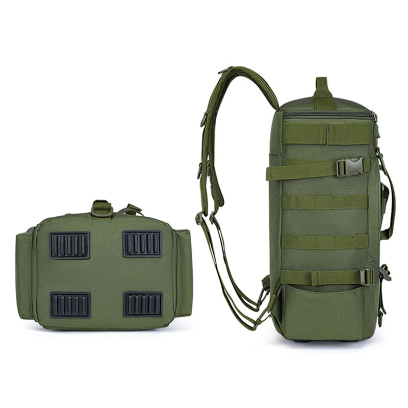 GripiLoft Tactical Fishing Backpack with Rod Holders