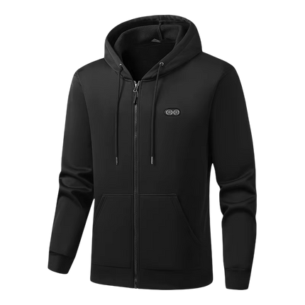 HoodyCoze 17-Zone Dual-Control Heated Hoodie for Winter