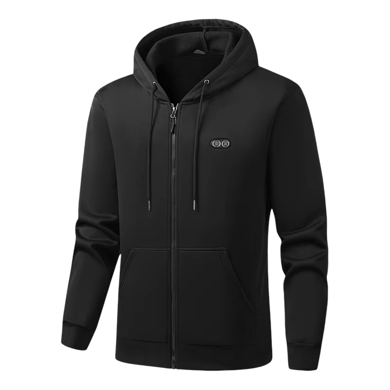 HoodyCoze 17-Zone Dual-Control Heated Hoodie for Winter