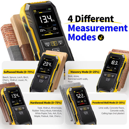 MoistoRex Non-Destructive Pinless Wood Moisture Meter