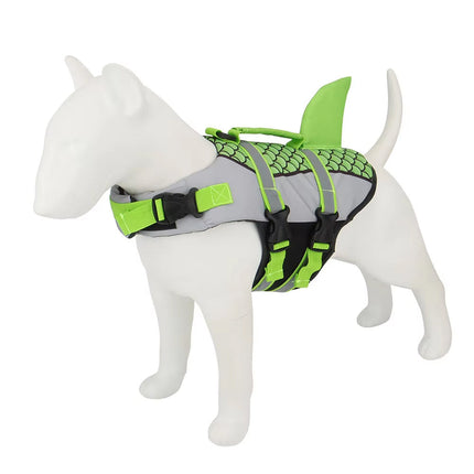 PawiFloat Shark Design Dog Life Jacket for Water Safety