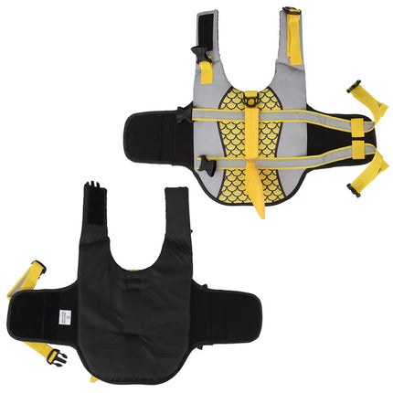 PawiFloat Shark Design Dog Life Jacket for Water Safety