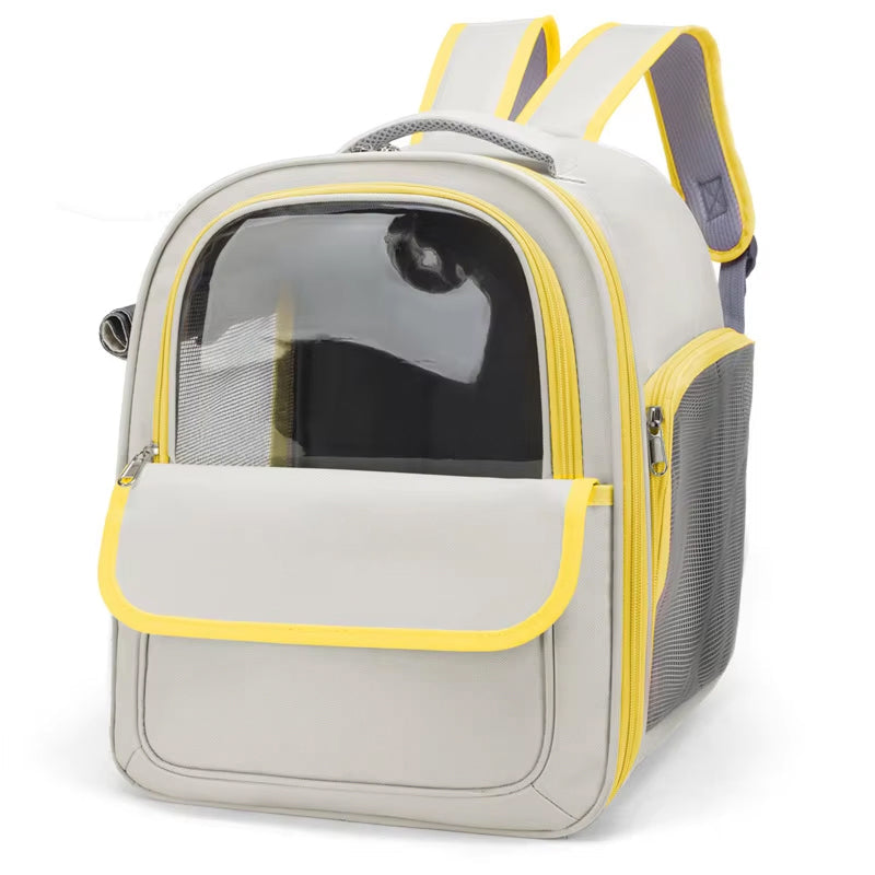 PawsieTive 3-in-1 Breathable Pet Backpack Carrier for Cats and Small Dogs