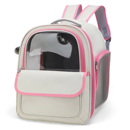 PawsieTive 3-in-1 Breathable Pet Backpack Carrier for Cats and Small Dogs