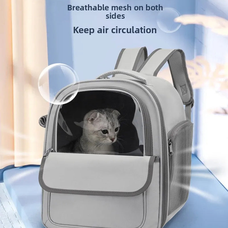 PawsieTive 3-in-1 Breathable Pet Backpack Carrier for Cats and Small Dogs